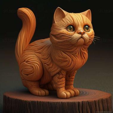 3D model Cheetoh cat (STL)